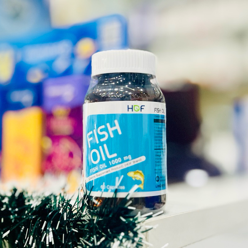 โฉมใหม่พร้อมส่ง🐬 Pharmahof Fish oil 1000 MG น้ำมันปลา 60 แคปซูล Hof fish oil