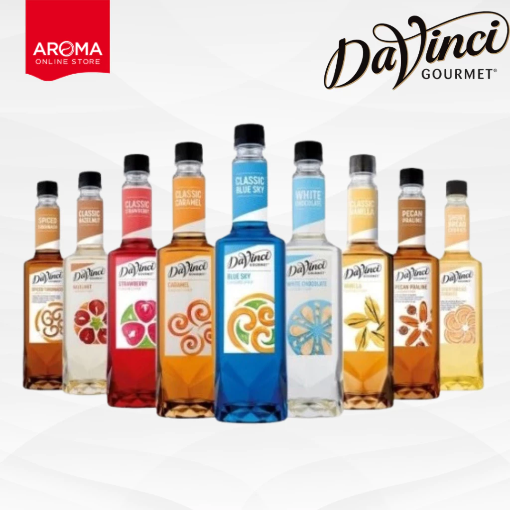 Aroma : Davinci Syrup ดาวินชี่ น้ำเชื่อมแต่งกลิ่น ขนาด 750 Ml. (Classic Syrups)