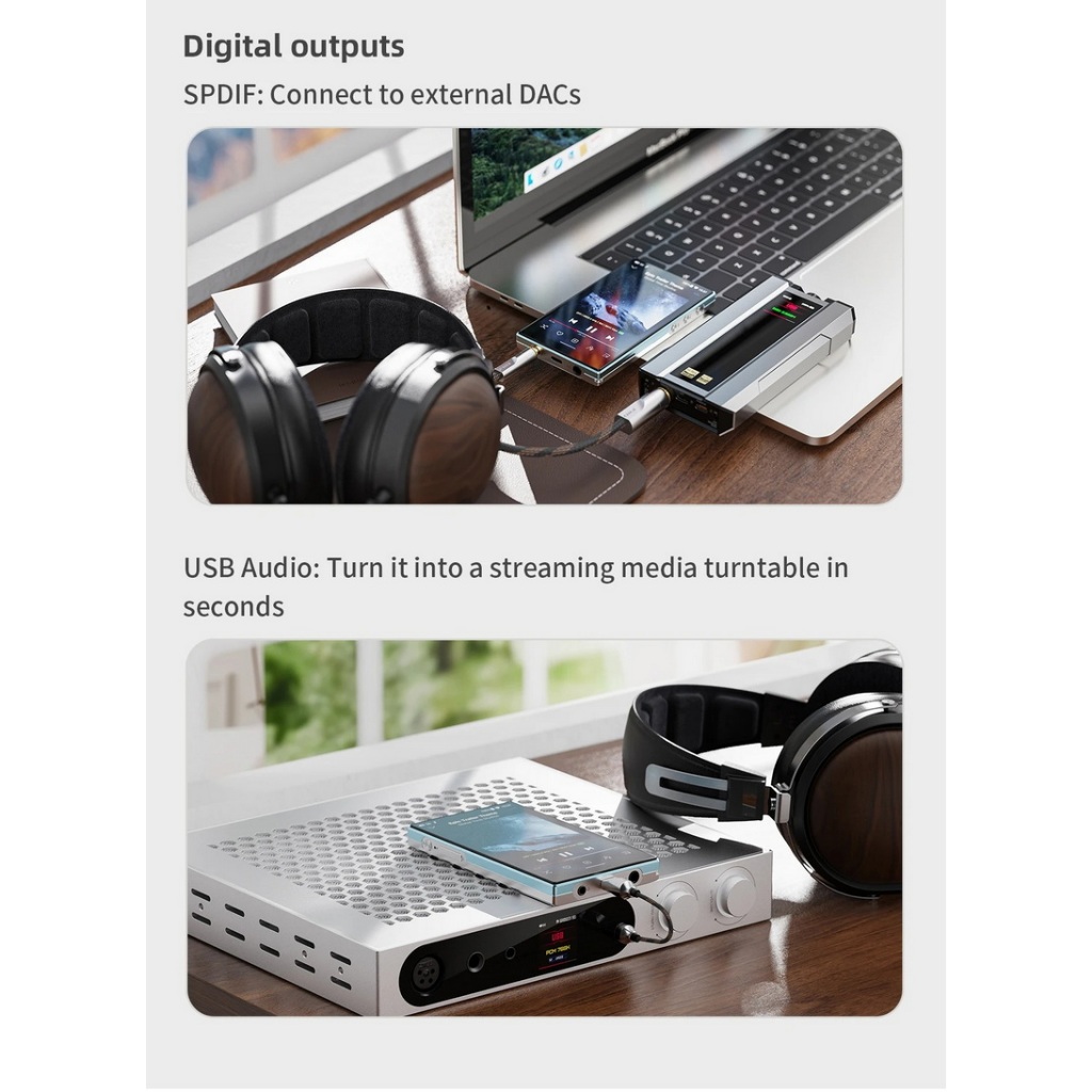 [ประกันศูนย์ไทย] FiiO JM21 เครื่องเล่นเพลงพกพา ชิป CS43198 x+ SGM8262 x2 รองรับ Hi-Res