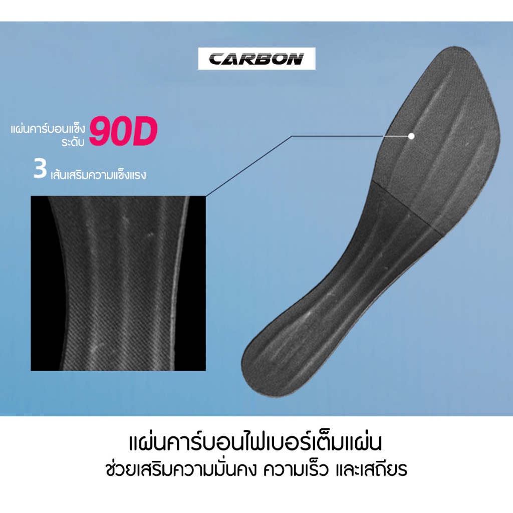 รองเท้าวิ่งคาร์บอน Carbon 3.0 Turbo Unisex รูปที่ 6
