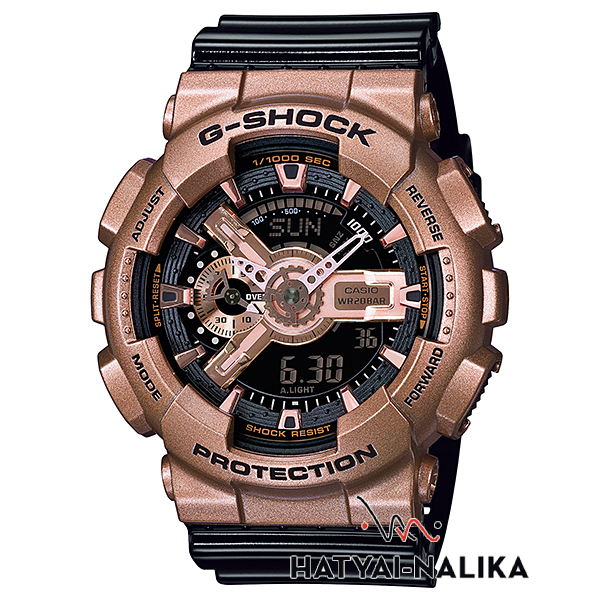 🔥ของแท้🔥 นาฬิกา G-SHOCK หายาก รุ่น GA-110GD-9B2,GA-110GD,GA-110 พิงค์โกล์ดสายดำ
