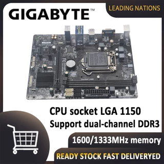 Gigabyte H81m-S1/H81M-DS2 บอร์ดเดสก์ท็อป H81 ซ็อกเก็ต Lga 1150 I3 I5 I7 DDR3 16g Micro - atx Uefi Bios เมนบอร์ด