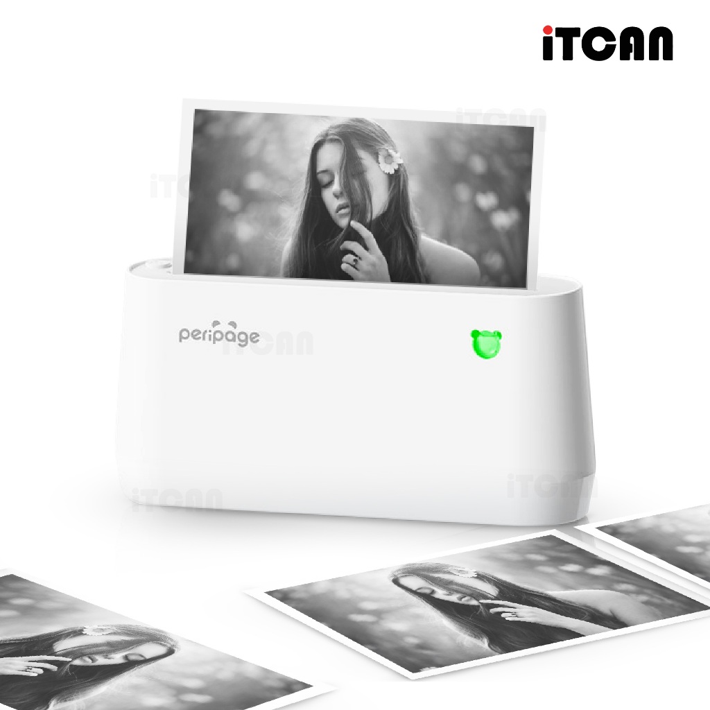 iTCAN เครื่องปริ้นความร้อน Peripage A9 A9Max A9SMax เครื่องปริ้นพกพาขนาดเล็ก ปริ้นใบปะหน้าพัสดุ