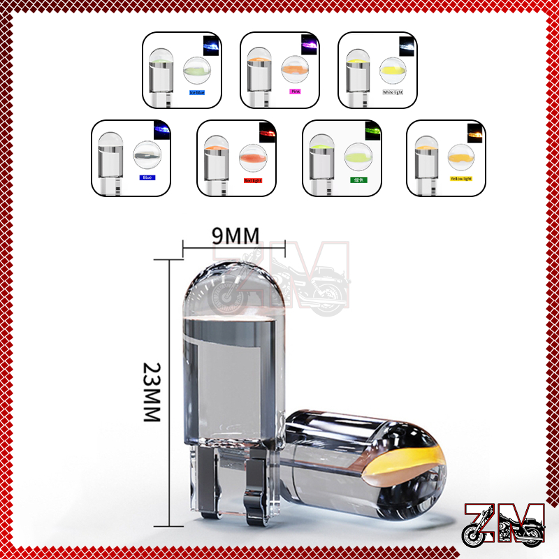 หลอดไฟ T10 W5W LED COB 1หลอด มีให้เลือก 7สี เสียบและเล่น สำหรับทั้งรถยนต์ และ มอเตอร์ไซค์ - รูปที่ 4