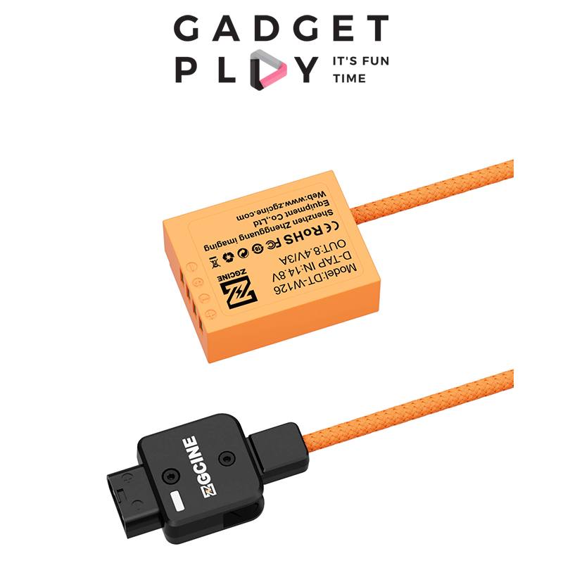 [สินค้าใหม่!!! พร้อมส่ง] สายแบตเตอรี่ ZGCINE D-Tap to LP-E17 For Canon Dummy Battery Cable