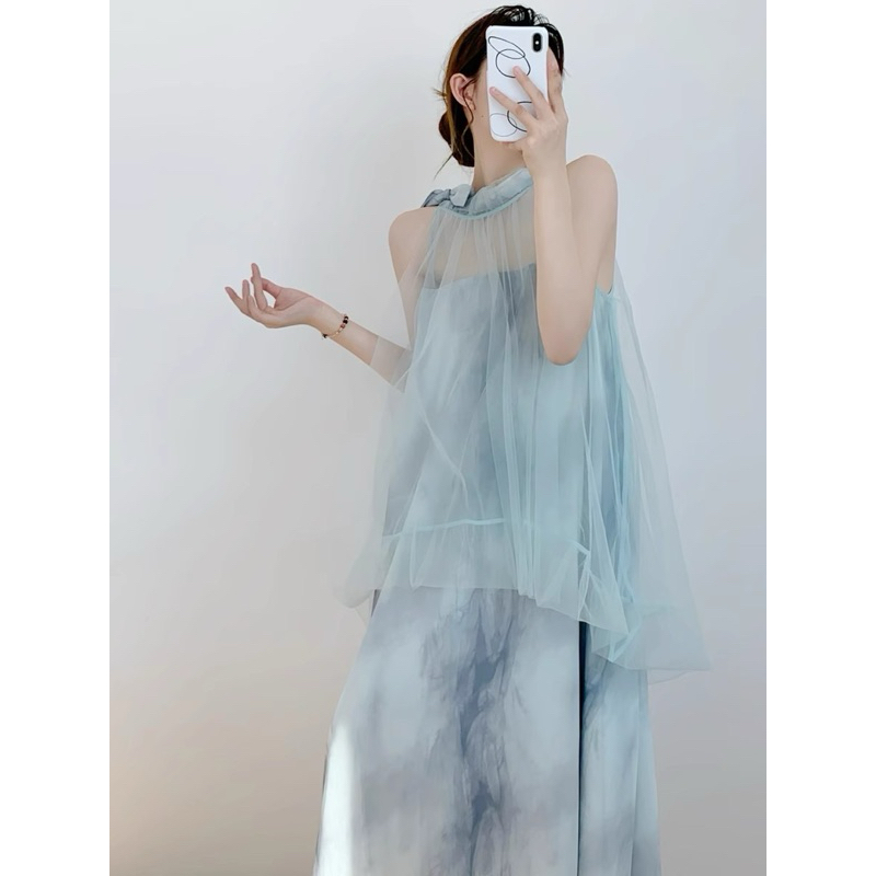 pre 2-3 weeks - Sky cloud dress