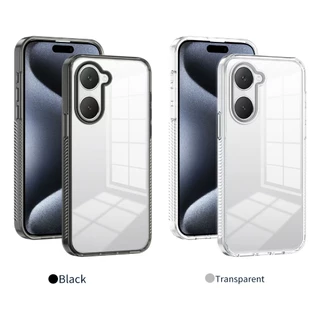 New เคสใส แข็ง สำหรับ Vivo ํY03 Y03T Y28S Y18 Y02 Y02T Y02A Y02S Y12S Y12S Y3S Y20 กันกระแทก เคสโทรศัพท์ แข็งใส มาใหม่