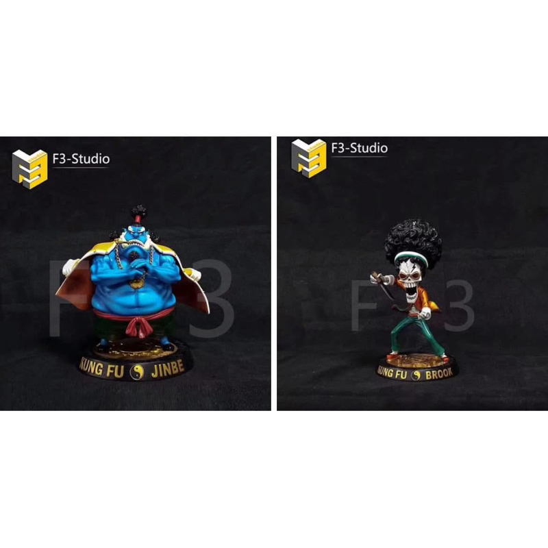 เรซิน《One Piece》Kung Fu Series Jinbe & Brook!