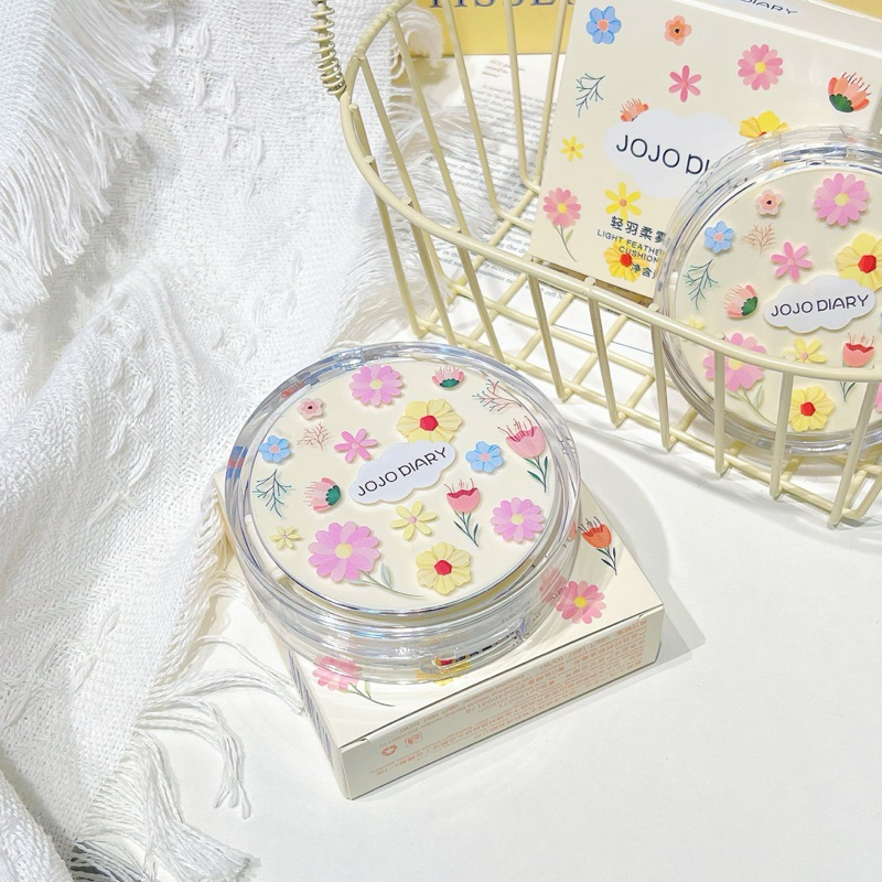 Jojo DIARY Air Cushion Foundation BB CC Cream Matte Poreless คอนซีลเลอร์ไวท์เทนนิ่งแต่งหน้าเครื่องสําอางกันน้ำ