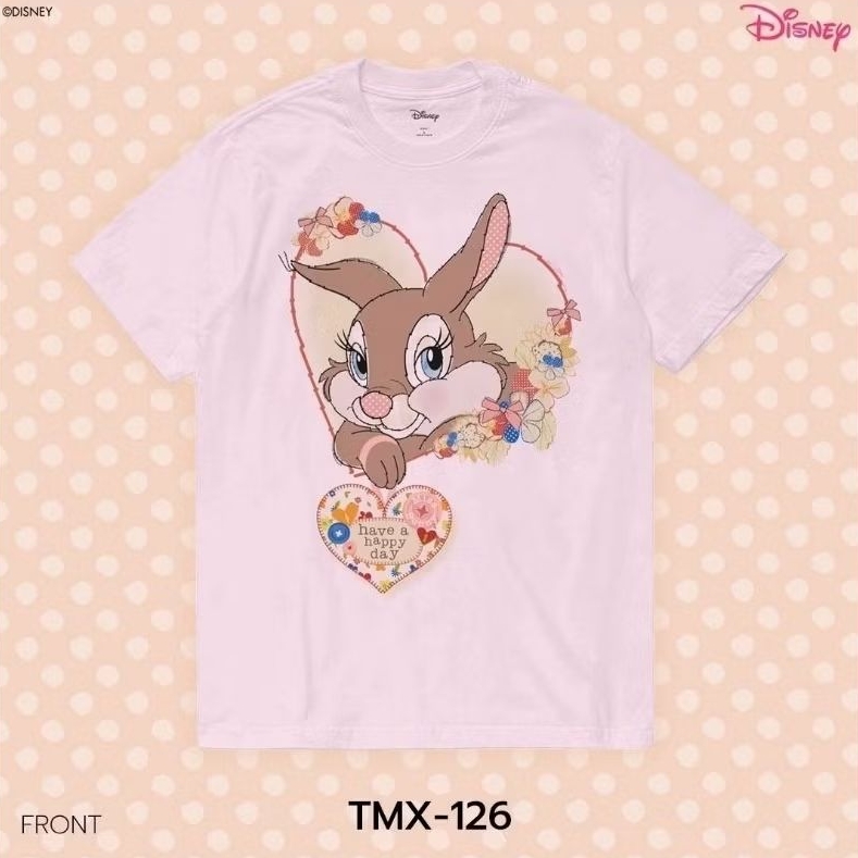 เสื้อDisney ลาย Bunny ( Bambi ) สีชมพู ลิขสิทธิ์แท้ ( TMX-126 )