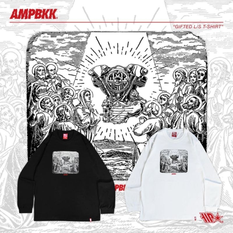 A.M.P. เสื้อแขนยาว "GIFTED" LONG SLEEVE TEE
