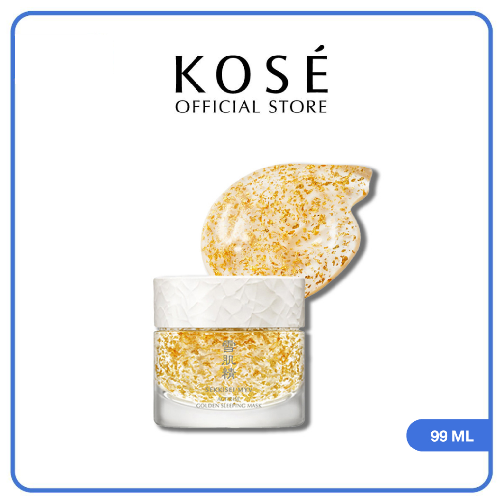 KOSÉ SEKKISEI MIYABI MYV Actirise Golden Sleeping Mask 99ml โคเซ่ เซกิเซ มิยาบิ เอ็มวายวี โกลเด้น สล