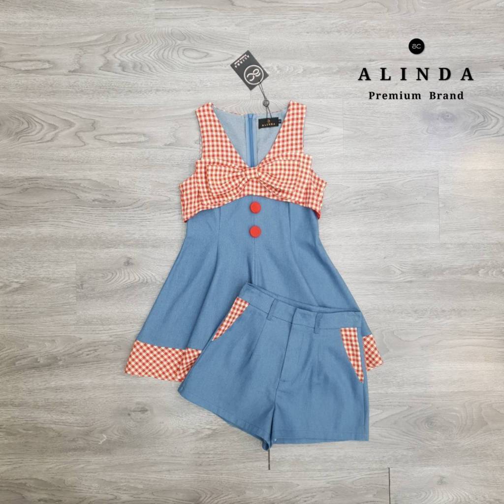 ALINDA ชุดเซ็ทยีนส์มินิเดรสมินิใจมาใหม่(*สอบถามสต๊อกก่อนกดสั่งน๊า)