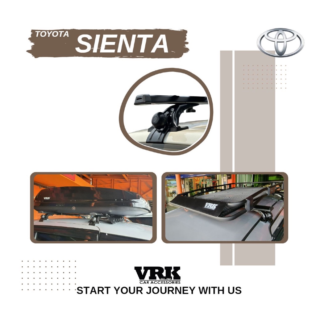 VRK ชุดจับแร็คหลังคา Toyota Sienta (ตรงรุ่น)