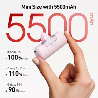 [ของแท้/ประกัน1ปี] iWALK LinkPod 5 แบตสำรองไร้สาย Type-C 5500mAh ชาร์จเร็ว 22.5Wรองรับ iPhone 17/16/15,มือถือแอนดรอย์