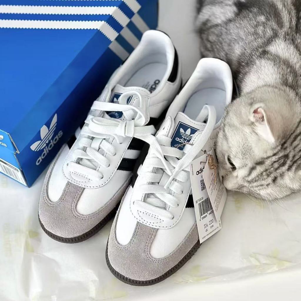 🍒 (ของแท้ 100 % ) adidas originals Samba OG B75806 สีขาว