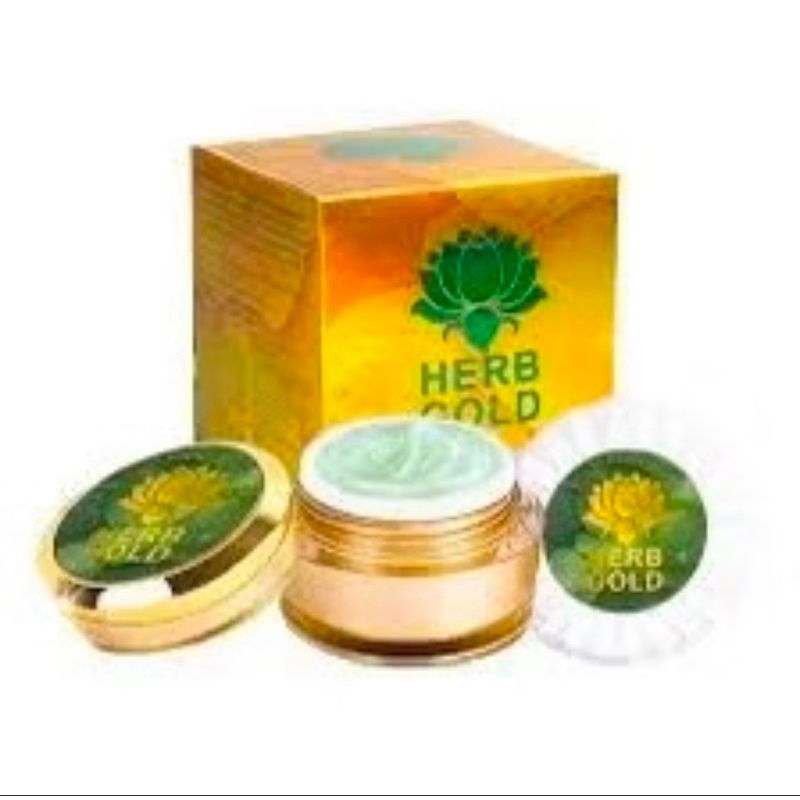 HERB Gold  ครีมเฮิร์บ โกลด์ ชุด ครีม 30กรัม+ สบู่  50 กรัม