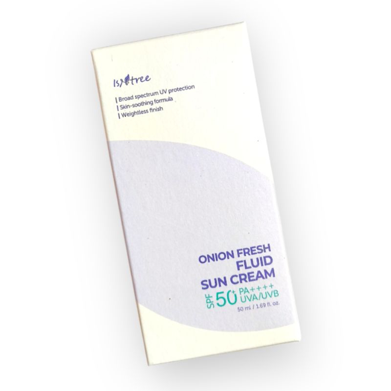 พร้อมส่งค่ะ [Isntree] 50ml onion fresh fluid sun cream SPF50 PA++++ UVA/UVB