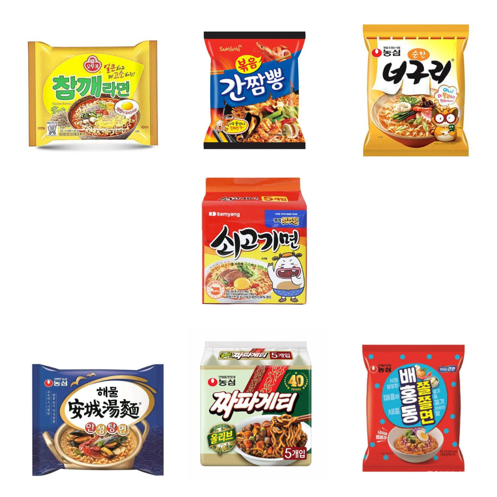 🥢พร้อมส่ง/แบบชิ้น🥢 มาม่าเกาหลีอร่อยทุกรสชาติ ของแท้จากเกาหลี