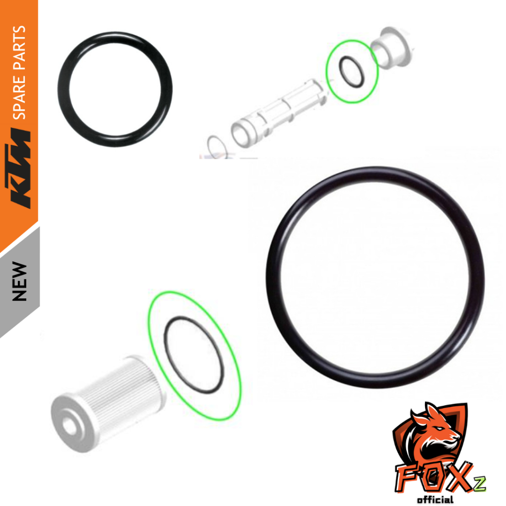 โอริ่งกันซึม O-ring ฝากรองน้ำมันเครื่อง สำหรับ KTM DUKE RC ADV 200 250 390  ทุกปี - รูปที่ 3