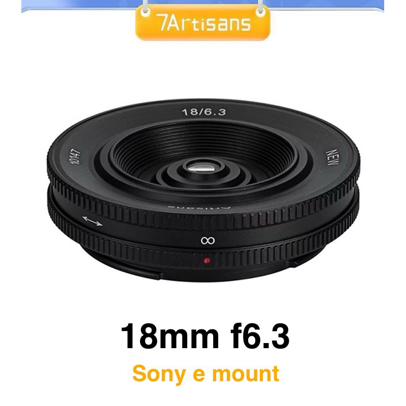 7Artisans 18mm F6.3 Mark II บางเฉียบ สําหรับ Sony Mount E