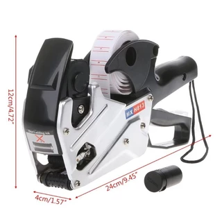 MX-813 เครื่องยิงป้ายราคา อลูมิเนียม โลหะ ปืนยิงราคาสินค้า 7 หลัก Price Labeler ที่ติดป้ายราคา เครื่องยิงราคา เครื่องติด