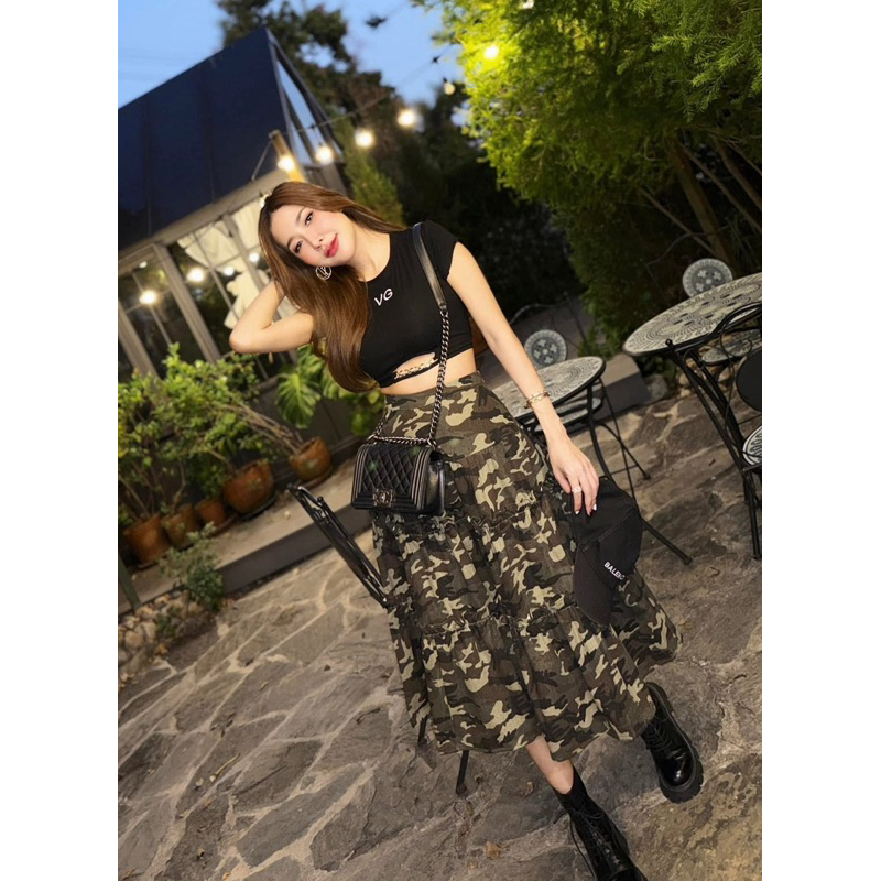 ชุดเซ็ตป้ายValley girl สวยเท่ Size.L