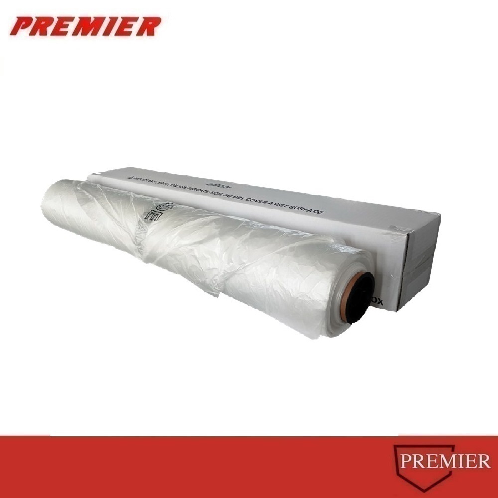 Professional พลาสติกใสคลุมกันสี 4เมตร x 150เมตร  Over Spray Car Paint Masking Protection Film / Plastic Sheeting
