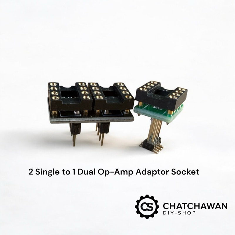 Op-Amp Adaptor Socket ซ็อกเก็ตเชื่อมต่อ ออปแอมป์ แบบDOP8และSIP8