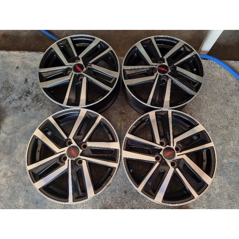 ล้อแม็ก TRD toyota แท้ขอบ 15 ใส่ vios yaris