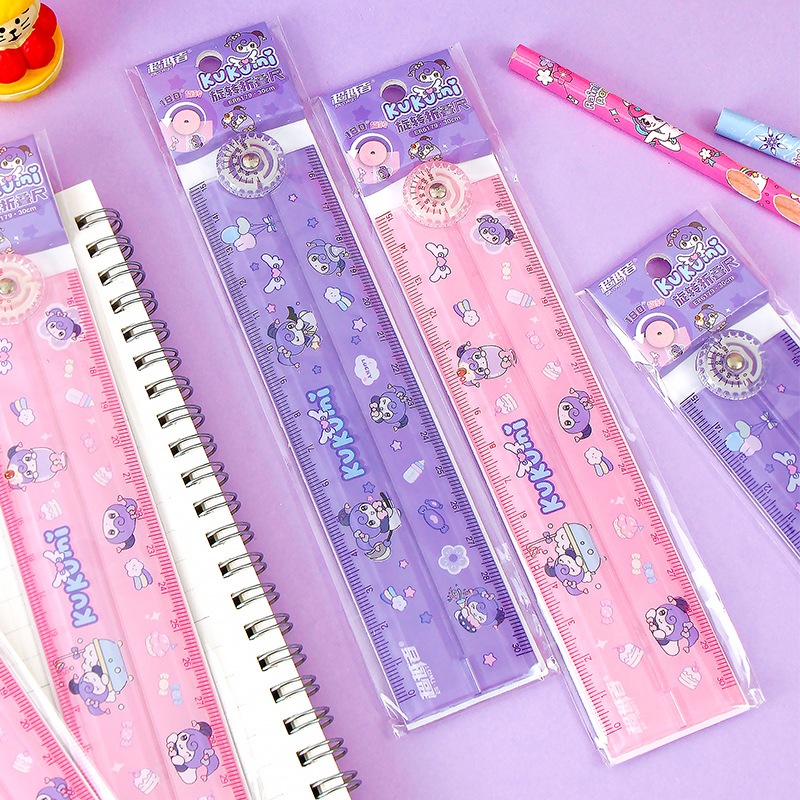 Sario ไม้บรรทัดพับได้ลายการ์ตูน sario