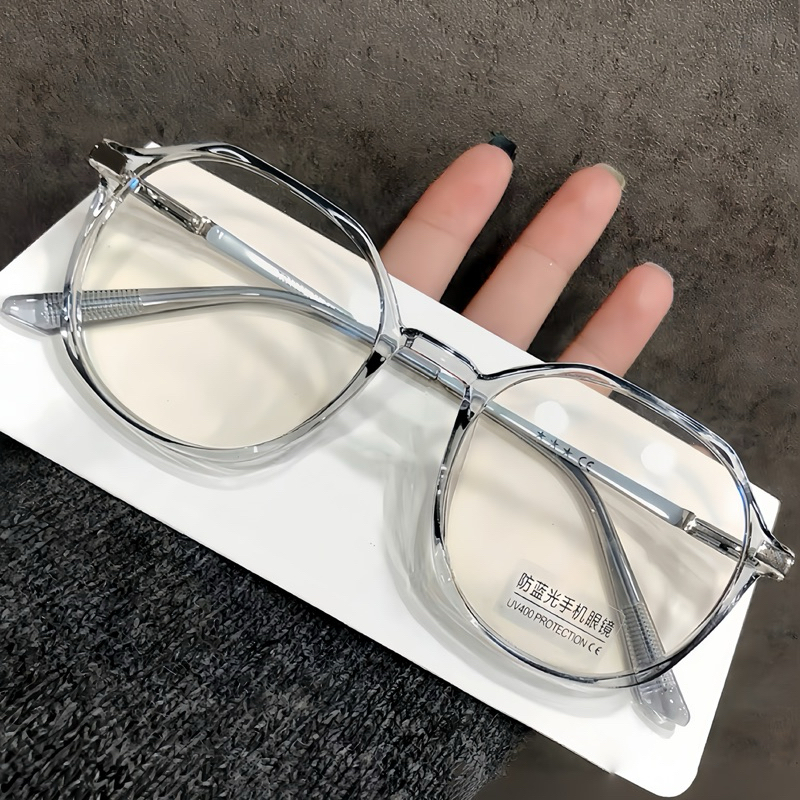 แว่นแฟชั่น แว่นสายตาสั้น 2053 เลนส์กรองแสงสีฟ้า เลนส์BlueBlock Computer Glasses กรองแสงสีฟ้าจากคอมมือถือ