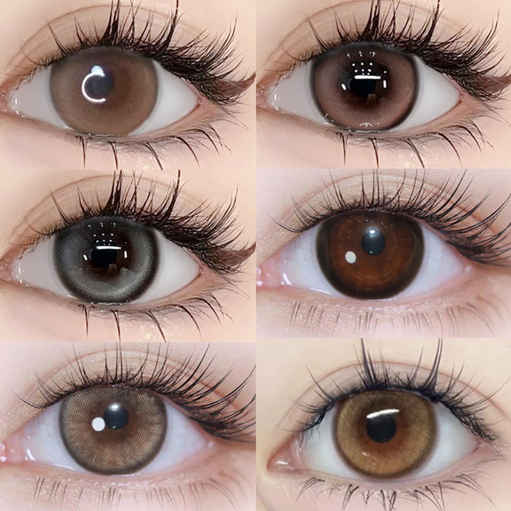 Midroo  DIA-14.0mm Brown/Grey/Blue/Black สุดคุ้ม เลนส์แฟชั่น บลิงบลิงๆ เลนส์ค่าสายตาปกติ รายเดือน ราคา ถูกที่สุด ดีลบีเคเค