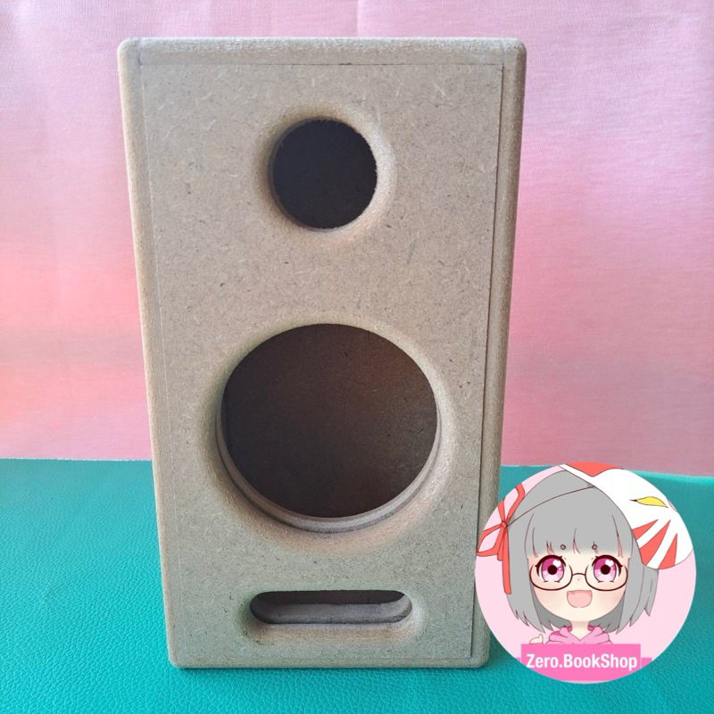 ตู้ลำโพงเสียงกลางDIY 4 นิ้ว 1 ดอก แหลม 2 นิ้ว 1 ดอก มีแท๊ปลำโพง 2P ทรงกลม (ตู้ลำโพงเปล่า) ราคาสินค้าต่อ 1 ตู้