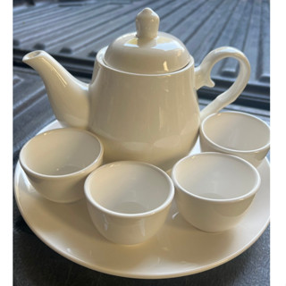 ชุดกาน้ำชาเซรามิคขนาด 1100ml หรือ 1.1ลิตร หรือ 37oz พร้อมถ้ว…