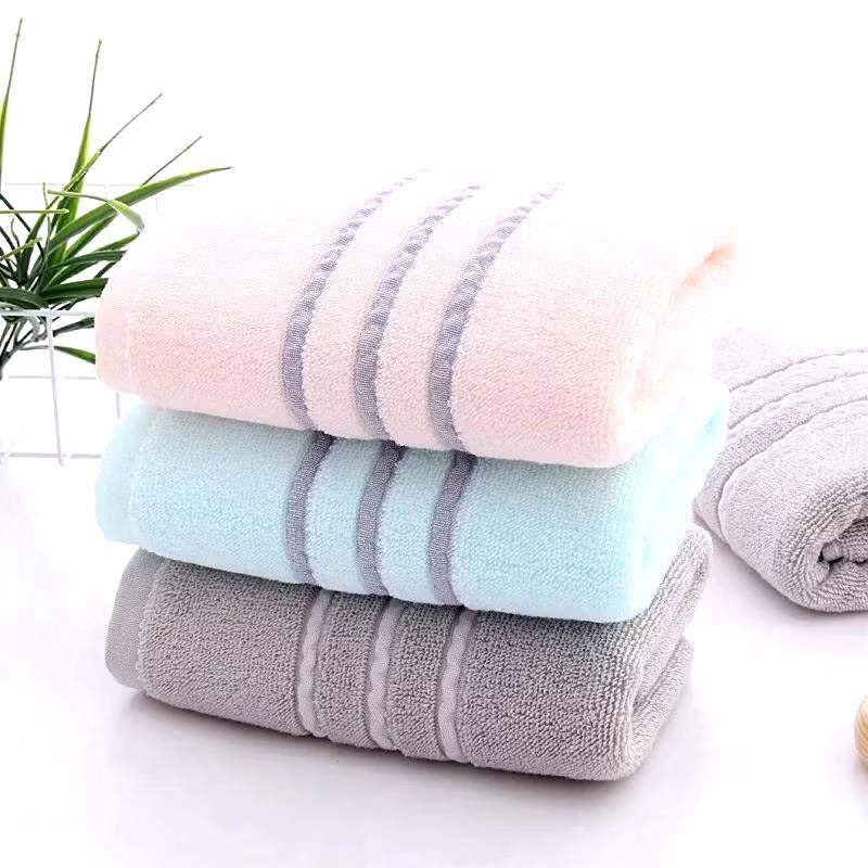 M2 ผ้าเช็ดตัว ขนาดใหญ่ เนื้อผ้าหนาอย่างดี cotton100%(70*140cm) - รูปที่ 3