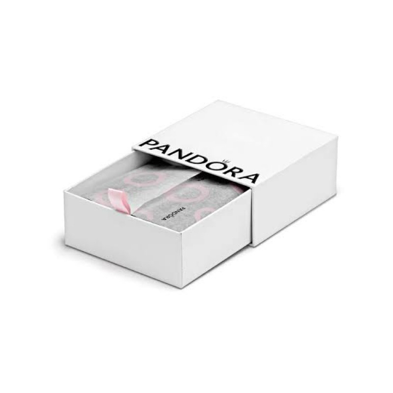 (ของแท้💯 พร้อมส่ง) Pandora Bracelet & Necklace Box แพนโดร่ากล่องใส่กำไล-สร้อยคอ ถุงแพนโดร่า ของแท้ ม