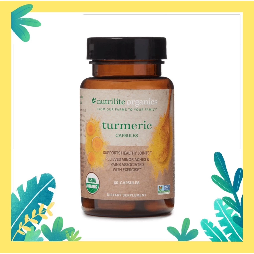 Nutrilite turmeric ผลิตภัณฑ์ใหม่ นิวทริไลท์ ขมิ้นแคปซูล ของแท้นำเข้าจากเมกา 60แคปซูล Exp.10/26