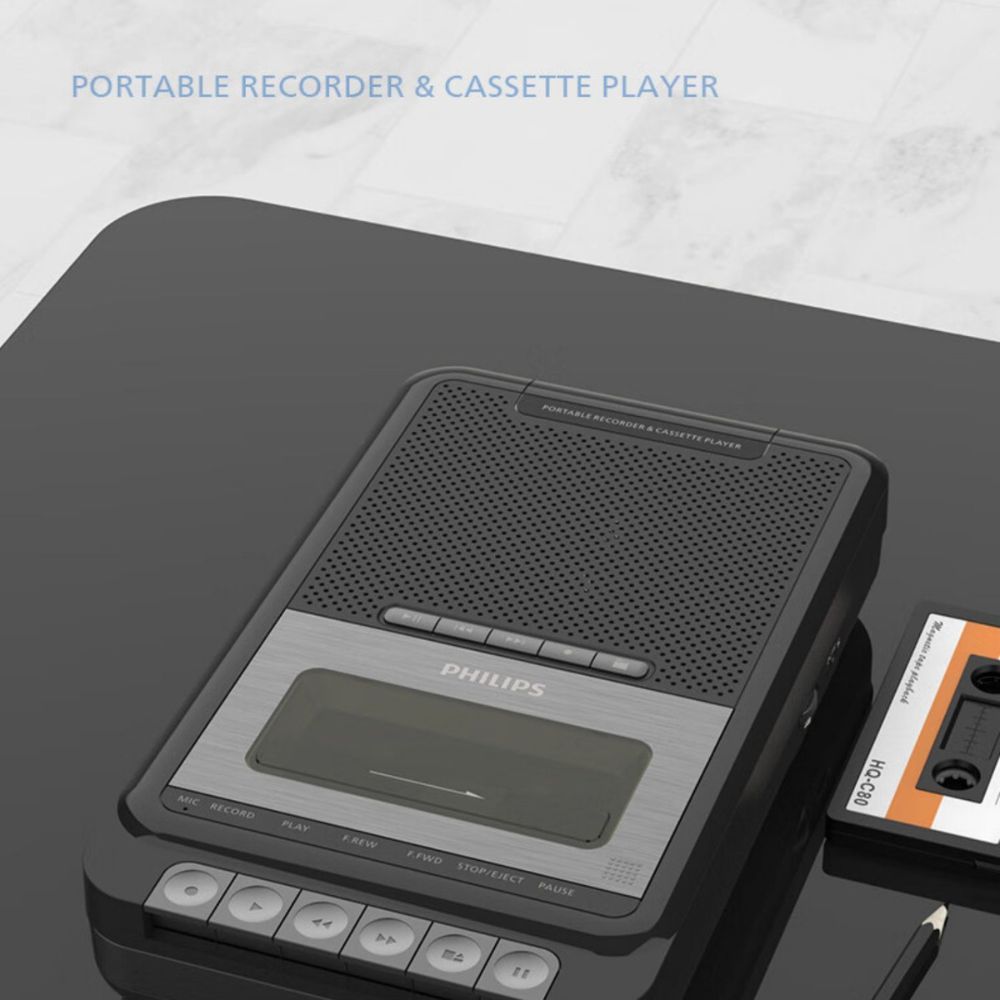 ( พร้อมส่ง ) PHILIPS เครื่องเล่นเทปคาสเซ็ท เทปนอน USB, TF CARD / Portable Cassette Player TAR5109