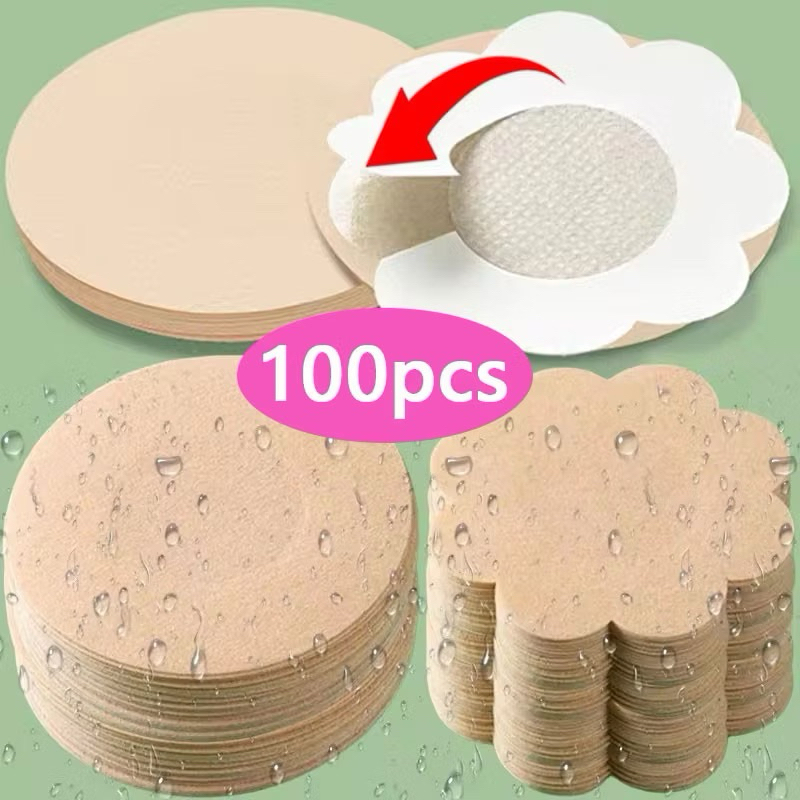 สติ๊กเกอร์ปิดหัวนมแบบกระดาษ แพค 100 ชิ้น