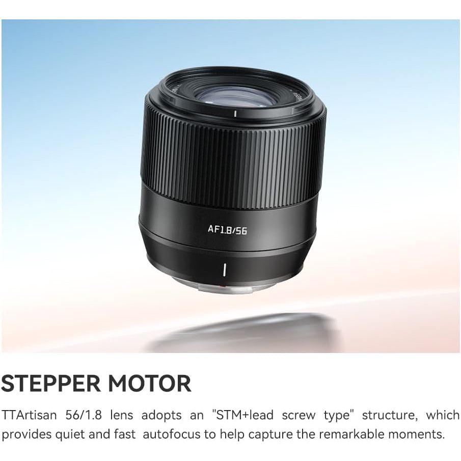 TTartisan AF 56mm F1.8 APS-C Autofocus Lens for Sony I Fujifilm I Nikon [Z]