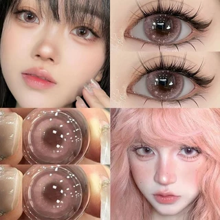 💄【ซื้อ2คู่ แถม ลิปสติก+ตลับ】Midroo เวลาโปรโมชั่นมีจำกัด มีหลายสไตล์ให้เลือก Brown/Grey/Pink14.0-14.5mm รายเดือน