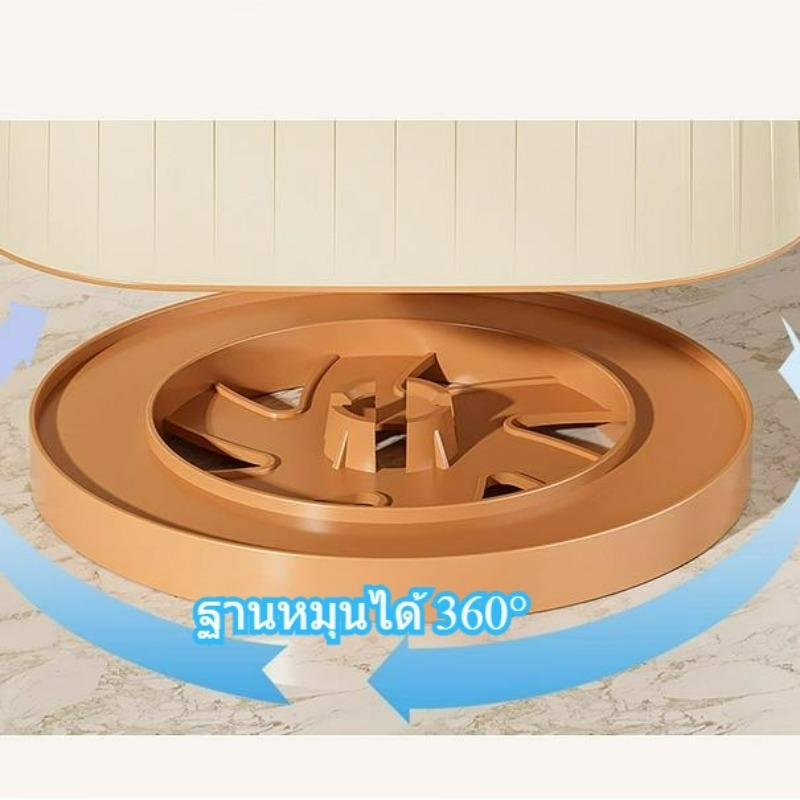 ชุดเครื่องครัว ชุดมีดทำครัว ฐานหมุนได้อย่างอิสระ 360° การออกแบบกลวงพร้อมรูระบายน้ำที่ด้านล่าง