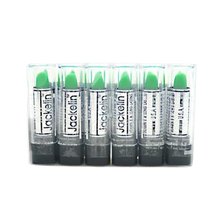 (ลิปเขียว x 6 แท่ง) ลิปเขียว ลิปมันเปลี่ยนสี แจ็คเกอลิน Lipstick Jackelin
