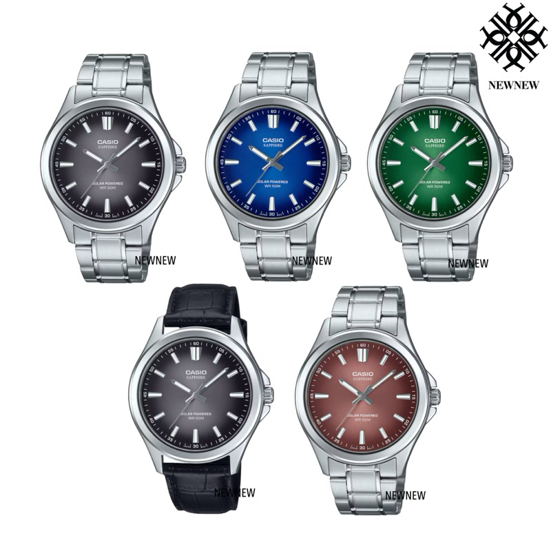 CASIO นาฬิกาข้อมือ MTS-RS100D-1AV MTS-RS100D-2AV MTS-RS100D-3AV MTS-RS100D-5AV MTS-RS100L-1AV ของแท้