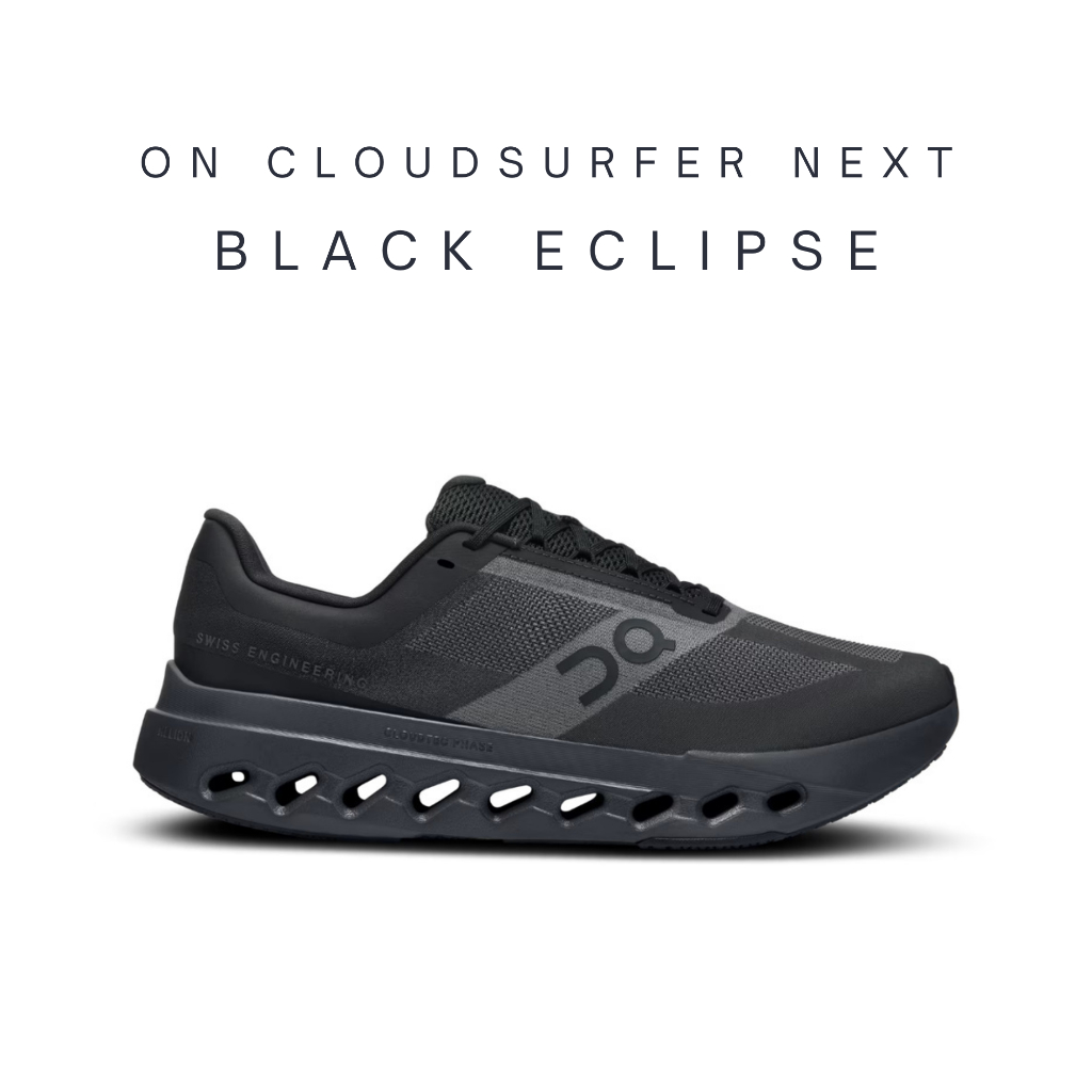 ⭐ e-Tax ⭐ [พร้อมส่ง] On Running Cloud Surfer Next Mens Black Eclipse 3ME30020106