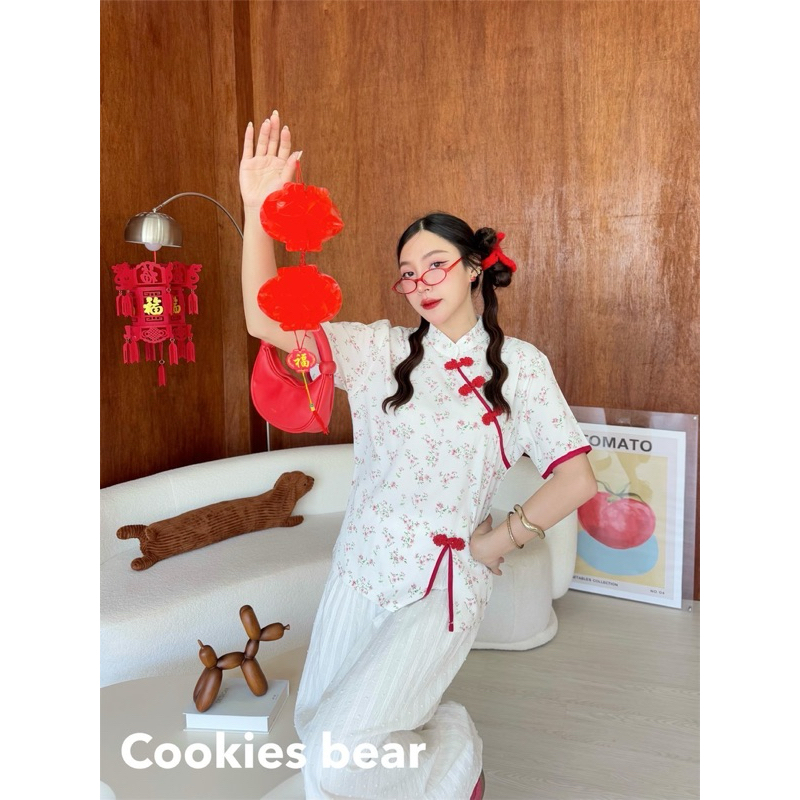 Cookies bearคอจีนตรุษจีนตัวยาว **รหัส CK11