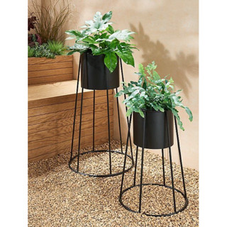 ขาตั้งกระถาง ฐานกลม งานเหล็กเส้นกลม หนา 6 มิล