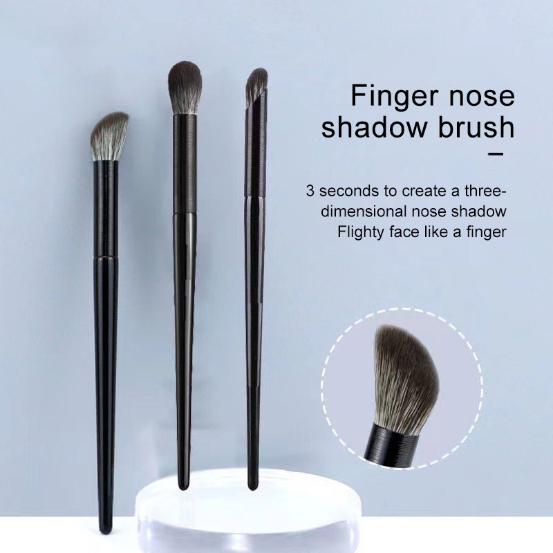 แปรงแต่งหน้า คอนทัวร์จมูก แปรงแต่งหน้า เครื่องมือเครื่องสําอาง สําหรับใบหน้า