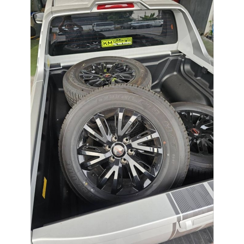 ล้อถอดป้ายแดง Isuzu X Series ขอบ 18" พร้อมยางบรีสโตน 265/60R18 ปี 24 โทร.099-1101051